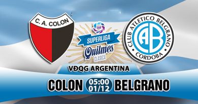 Nhận định Colon vs Belgrano, 05h00 ngày 1/12 - VĐQG Argentina