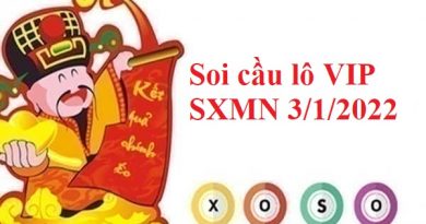 Soi cầu lô VIP SXMN 3/1/2022
