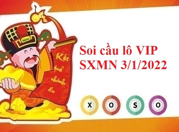 Thống kê lô VIP SXMN 3/1/2022