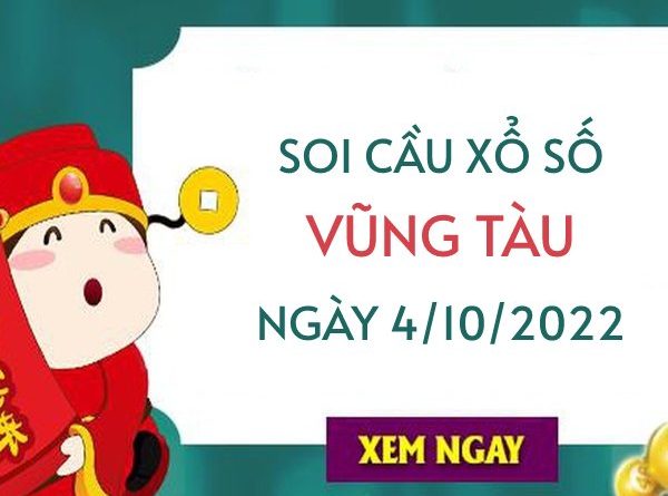 Thống kê xổ số Vũng Tàu ngày 4/10/2022 thứ 3 hôm nay