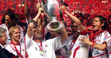 AC Milan vô địch C1 mấy lần? Vào những năm nào?