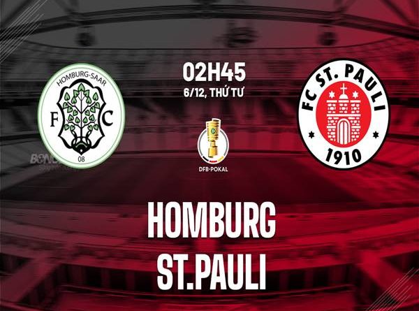 Nhận định bóng đá Homburg vs St Pauli (2h45 ngày 6/12)