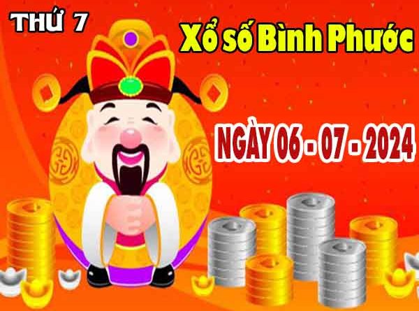 Thống kê XSBP ngày 6/7/2024 đài Bình Phước thứ 7 hôm nay chính xác nhất