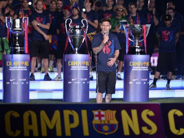 Cú ăn ba của Barca vào năm nào?