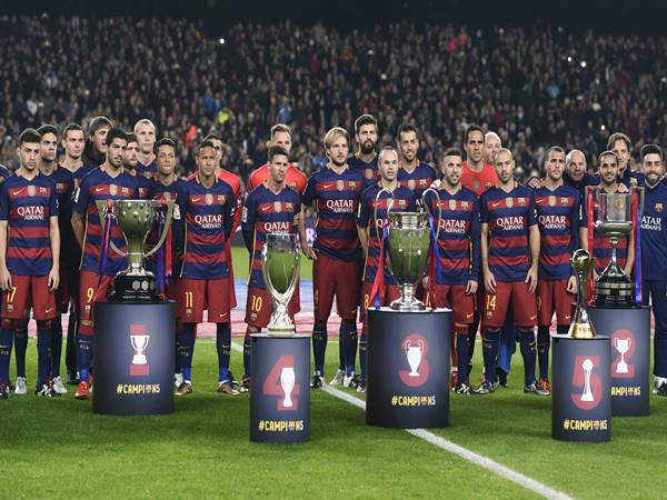 Thành tích ấn tượng của đội hình Barca năm 2015