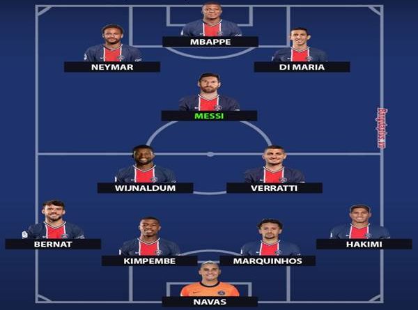 Đội hình PSG khi có Messi gia nhập gồm những ai?