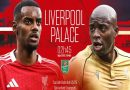 Đối đầu Liverpool vs Crystal Palace, Cúp Liên Đoàn ngày 30/10