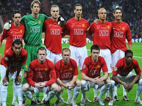 Đội hình MU năm 2008 tại từng tuyến Đội hình MU năm 2008 tại từng tuyến