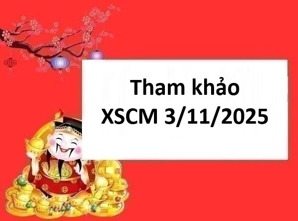 Tham khảo xổ số Cà Mau 3/11/2025