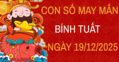Con số may mắn tuổi Bính Tuất  theo tâm trạng ngày 19/12/2025
